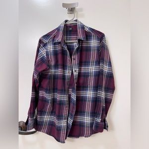 Women Uniqlo brand flannel shirt Size Large